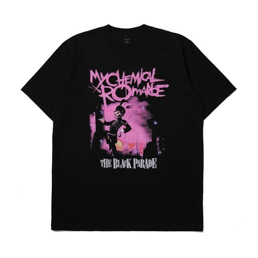 ใหม่ เสื้อยืด Band My Chemical Romance March Kaos วัสดุหนา Cotton Combed 24s