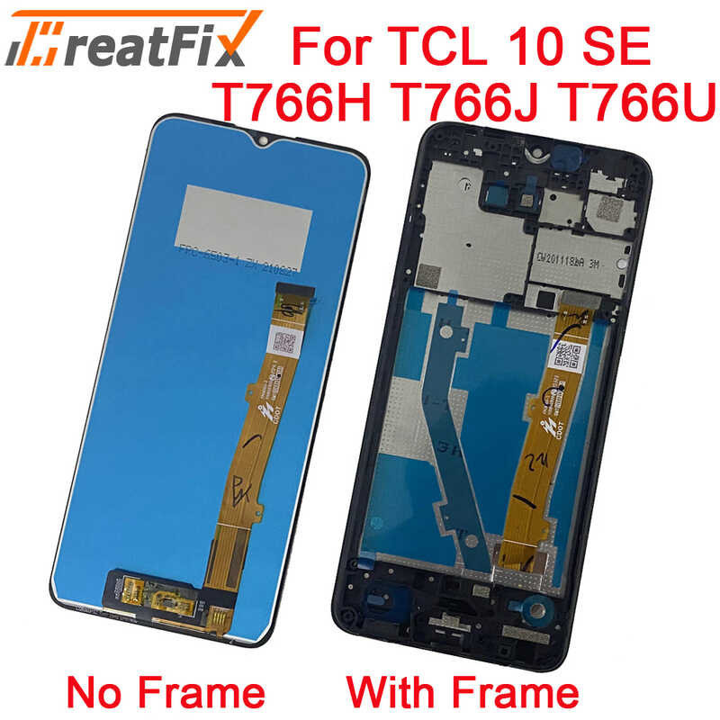 6.52" Original For TCL 10 SE LCD Display Touch Digitizer Assembly Replacement Phone Screen T766U H