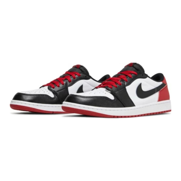 New Air Jordan 1 Retro Low OG Black Toe 2023 CZ0790-106