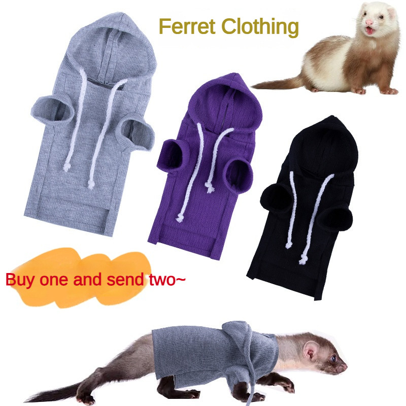 [One Shot Two] เสื้อผ้า Ferret เสื้อผ้า Ferret เสื้อผ้า Ferret น่ารัก Pet Mink Sweatshirt Ferret Out