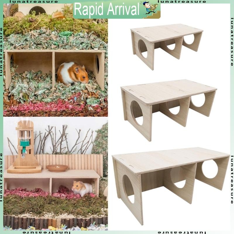 Lun Hamster Villa Villa รังพักแข็งธรรมชาติสําหรับกรงหนูแฮมสเตอร์