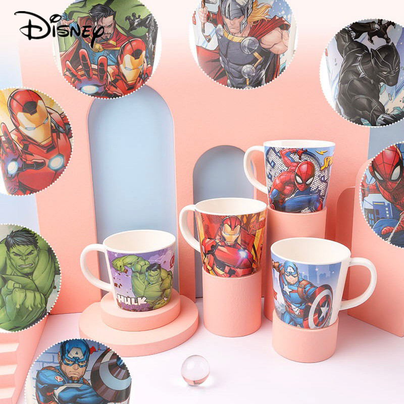 Marvel MUG Cup/Iron Man Spiderman Hulk กัปตันอเมริกา Avengers