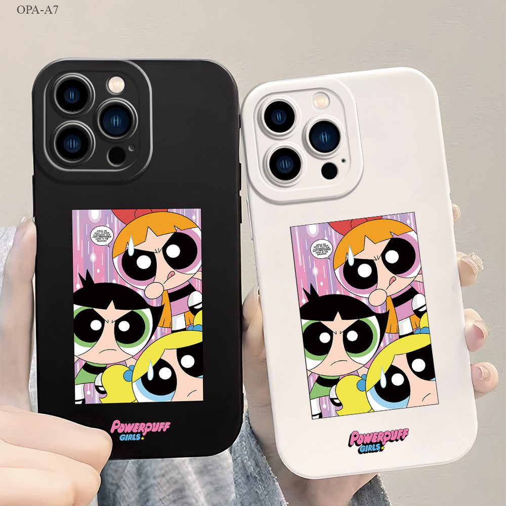 OPPO A7 A5S A12 A9 A31 A3S A53 A15 A15S A16 A93 A76 A36 A96 A57 A77S Reno 8Z 7Z 5G 2020 2022 เคสออปโป้ Cute Girl เคส