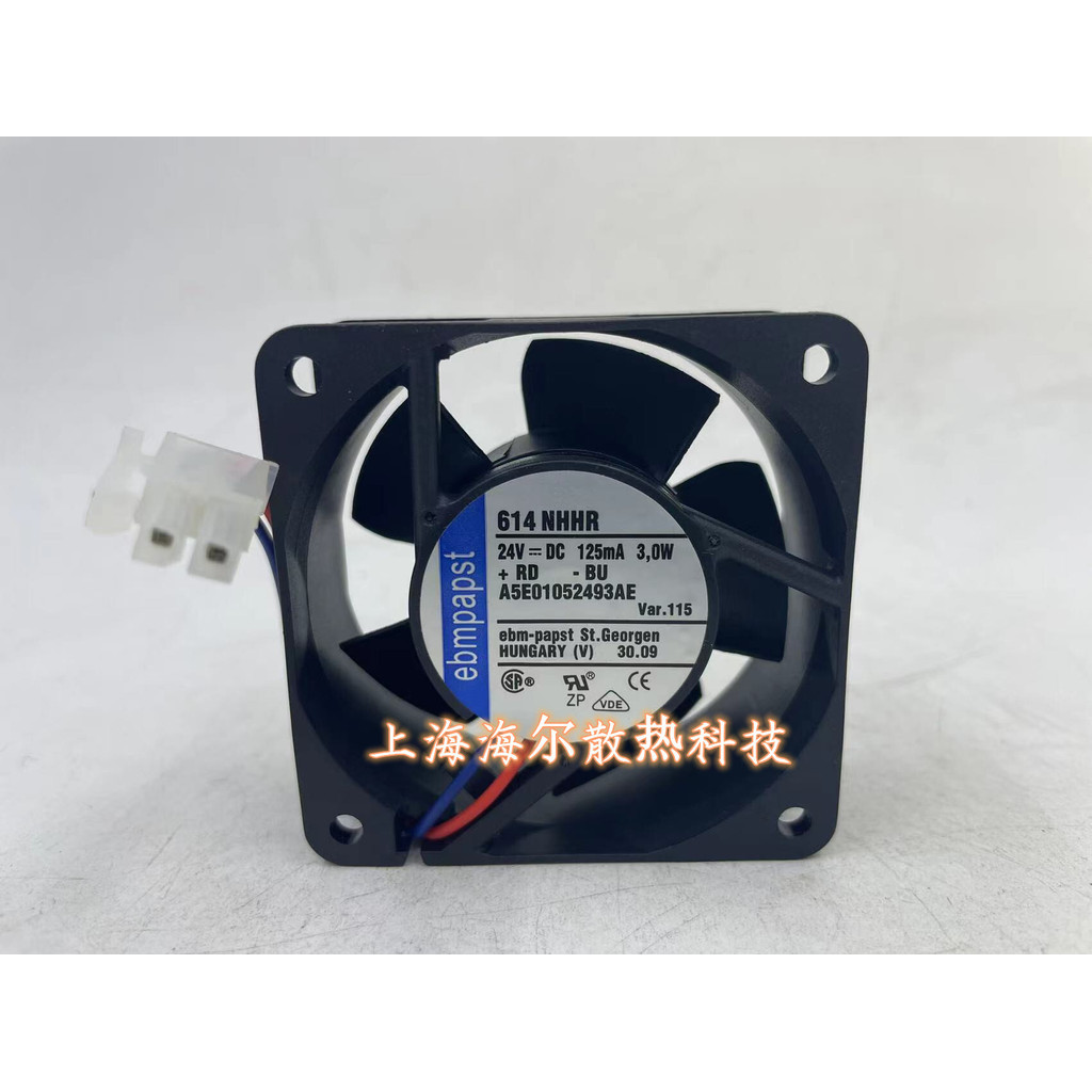 A5E01052493AE 24V 125mA 3.0W Original ebpapt 614NHHR พัดลมระบายความร้อน