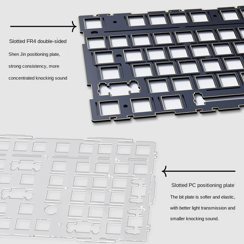 Ajazz AK980 คีย์บอร์ดแบบกลไก 2.4g ไร้สายบลูทูธสามโหมด RGB E-sports เกม TFT GIF หน้าจอสีคอมพิวเตอร์สํานักงาน Hot Swap
