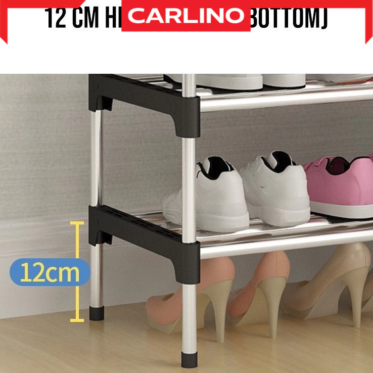 ลดล้างสต็อค!!!! ชั้นวางรองเท้าสแตนเลส 3-8 ชั้น/ Max Shoe Rack thumbnail 8