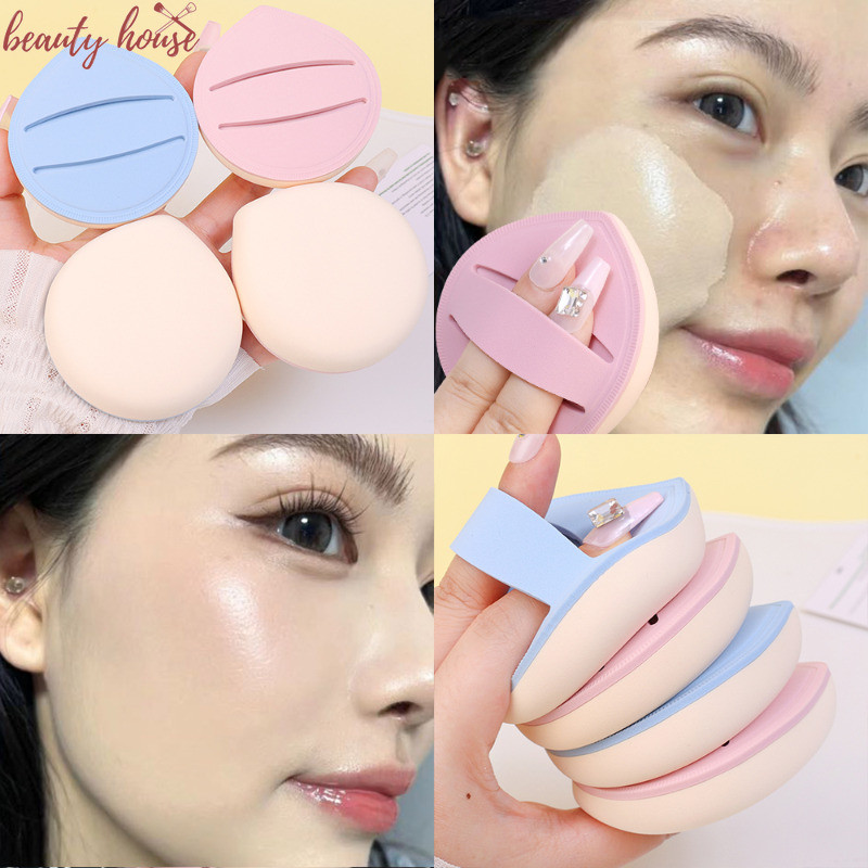 พัฟแป้งสายไหม-พัฟเบาะลมการตั้งค่าหลวม-เครื่องมือเสริมความงามเครื่องสําอาง-ฟองน้ําแต่งหน้าทรงหยดน้ํา-นุ่มหนาเปียกและแห้ง-เครื่องปั่นรองพื้น
