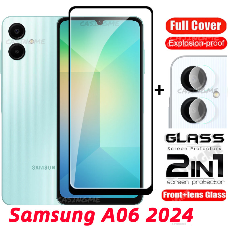 Samsung A06 2024 ป้องกันหน้าจอโปร่งใสคลุมทั้งหมดฟิล์มสําหรับ Samsung Galaxy A06 A06s SamsungA06 06A 