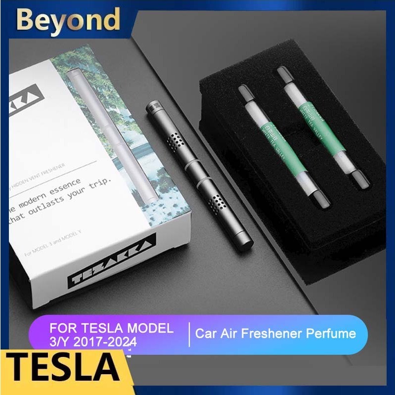 สําหรับ tesla Model 3 tesla Model Y tesla Model 3+ 2017-2024 Car Air Freshener น้ําหอม Aromatherapy กลิ่น Diffuser รุ่นสามอุปกรณ์เสริม