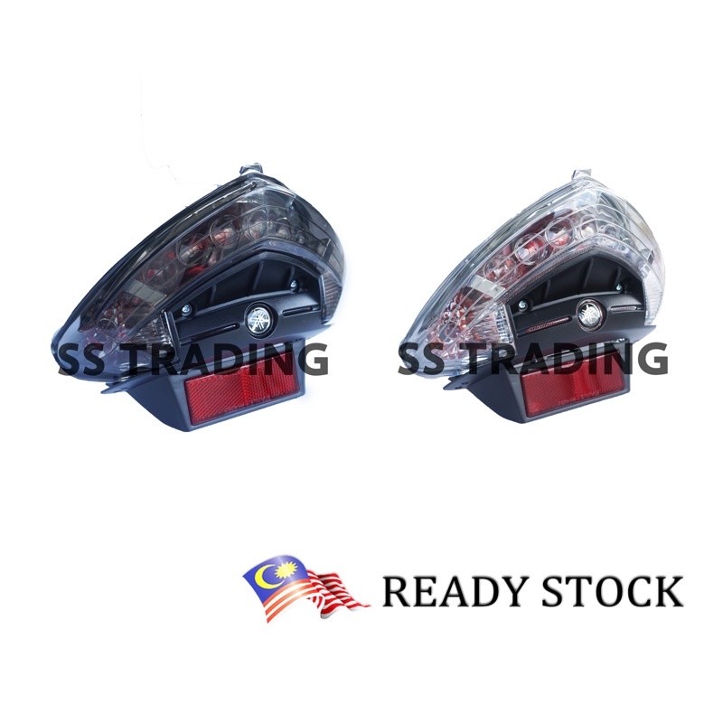 LC135 X1R TAIL LAMP SMOKE CLEAR V1 YAMAHA X1-R LC135 TAILLAMP REAR LAMP LAMP LAMPU BELAKANG LC135 X1