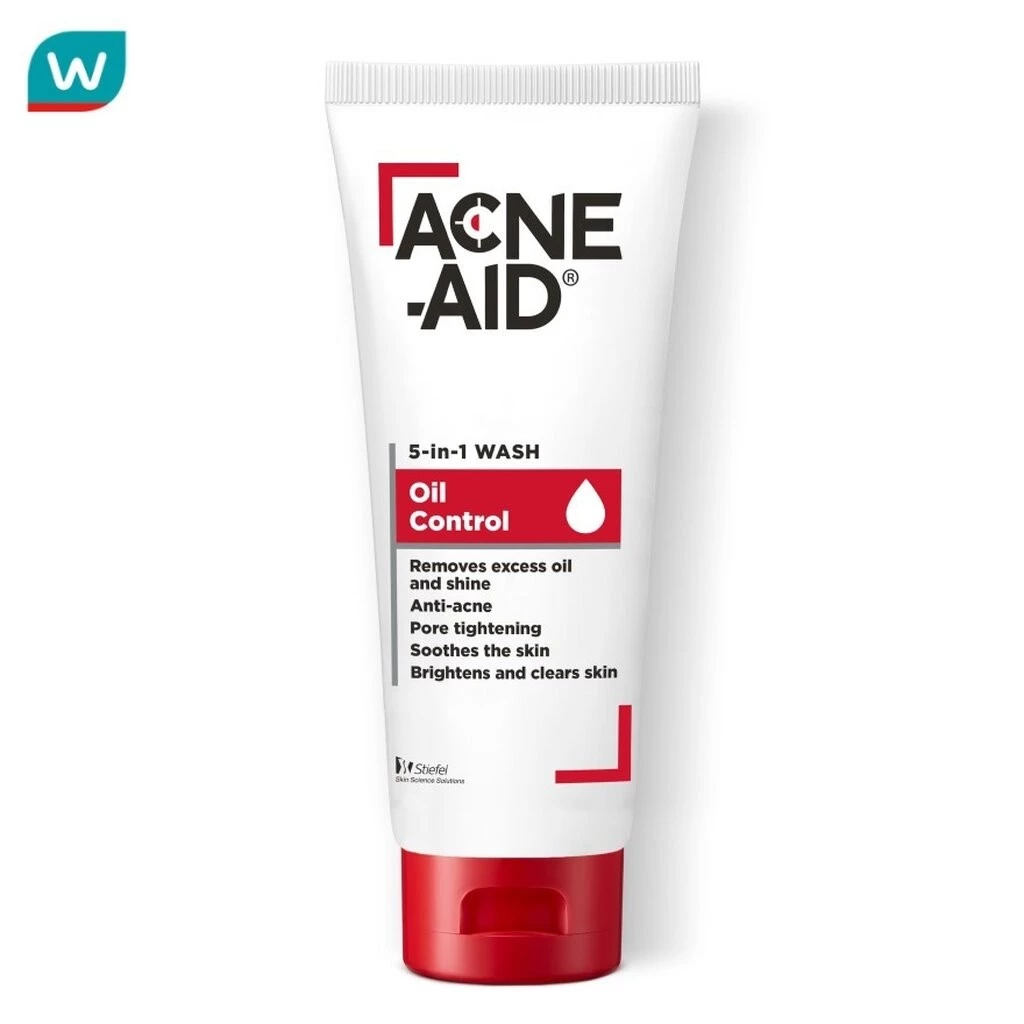 Acne-Aid แอคเน่-เอด 5-in-1 วอช ออยล์ คอนโทรล 100 มล.
