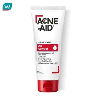 Acne-Aid แอคเน่-เอด 5-in-1 วอช ออยล์ คอนโทรล 100 มล.