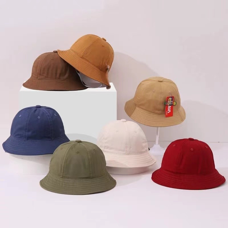 หมวกบั​กเก็ต​เด็กชายเด็กหญิง สีพื้น