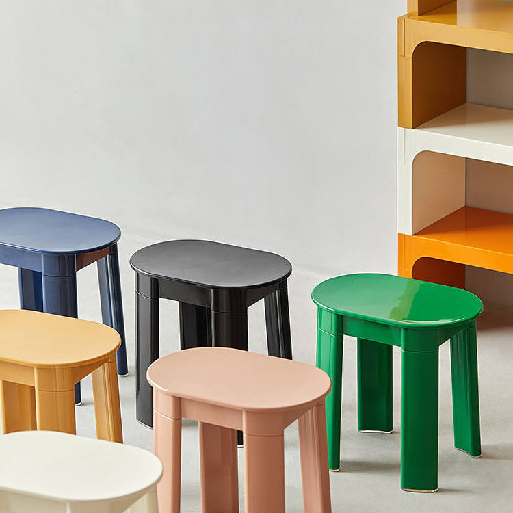 Alinda middle-aged stool small apartment plastic