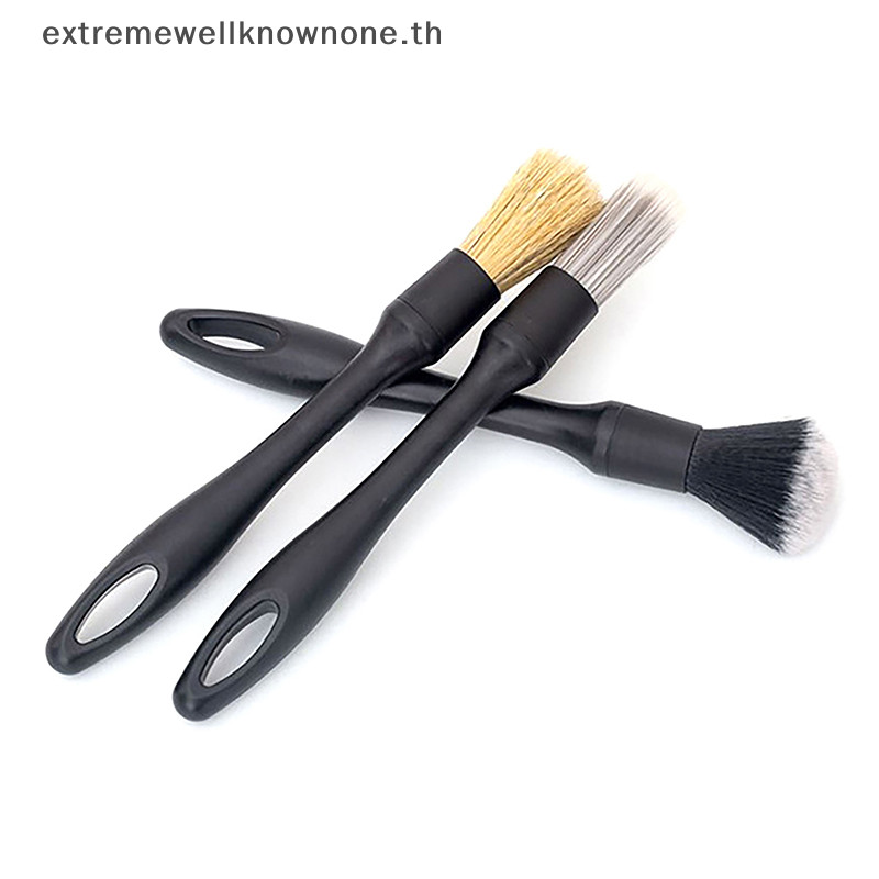Ewth 3PCS รายละเอียดรถชุดแปรง Super Soft Auto ภายในรายละเอียดแปรงขนแปรงสังเคราะห์รถ Dash Duster แปรงอุปกรณ์เสริม EWTH
