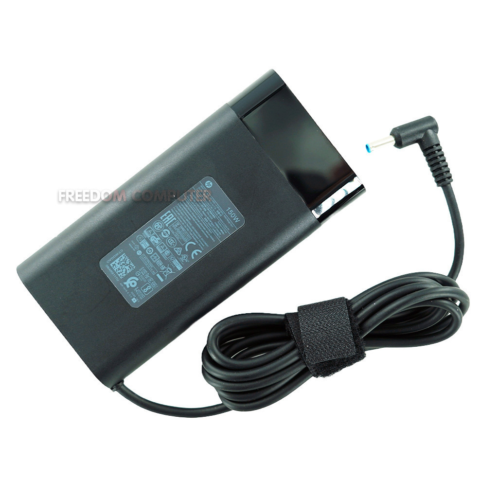Adapter HP 19.5V 7.7A 150W หัว 4.5*3.0mm หัวเข็ม สีฟ้า ของแท้(ทรงมน) ADAPTER NOTEBOOK