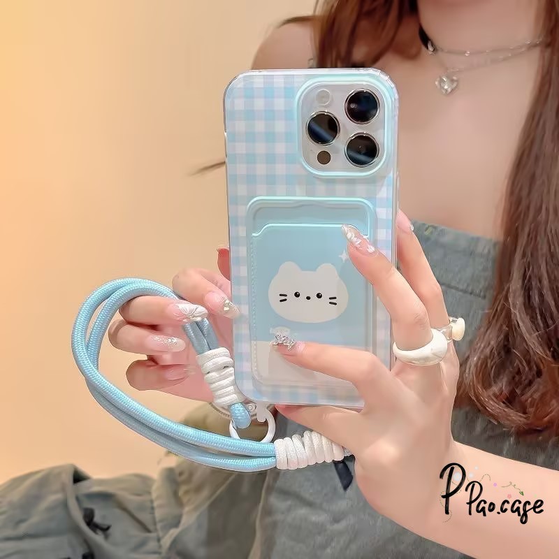 การ์ตูนลูกแมวน้อยน่ารักเคสกระเป๋าสตางค์เข้ากันได้กับ เคสไอโฟน 11 15 13 XR 14 12 Pro Max 7 15 8 14 Plus X XS Max SE 2020