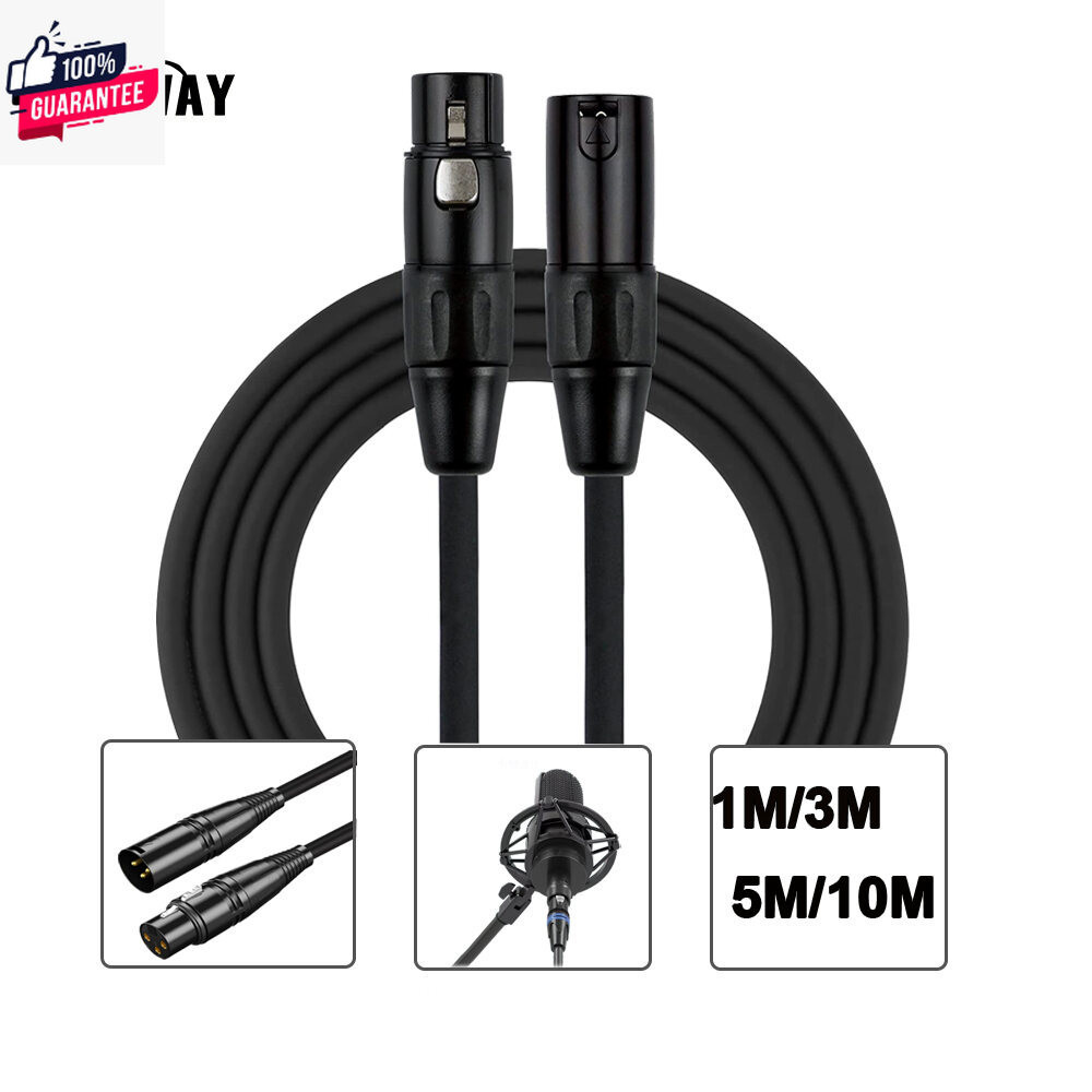 Xlr สายเคเิลไมโครโฟน Xlr ตัวผู้ เป็นตัวเมีย Xlr M F 3Pin 1 เมตร 3 เมตร 5 เมตร 10 เมตร สายเคเิล Canno