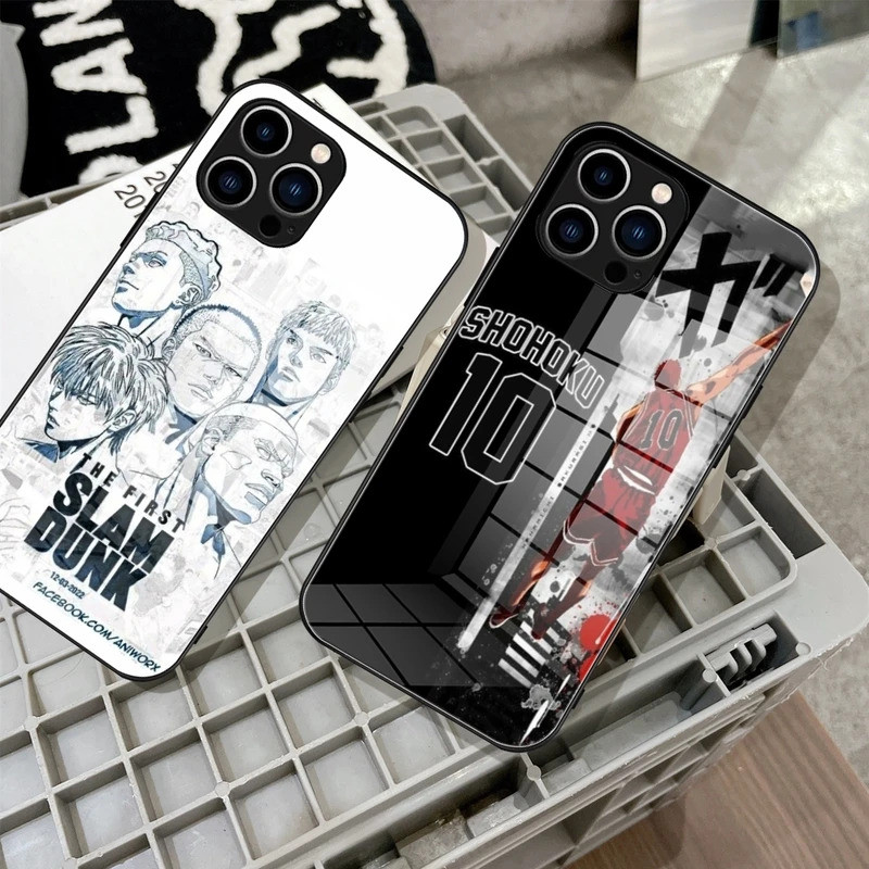 BK-1 THE FIRST SLAM DUNK เคสโทรศัพท์กระจกนิรภัยสําหรับ IPhone 17,15 14 11 12 Pro Plus 13 14 Pro Samsung S24 Ultra S23 Fe S22 ครอบคลุม
