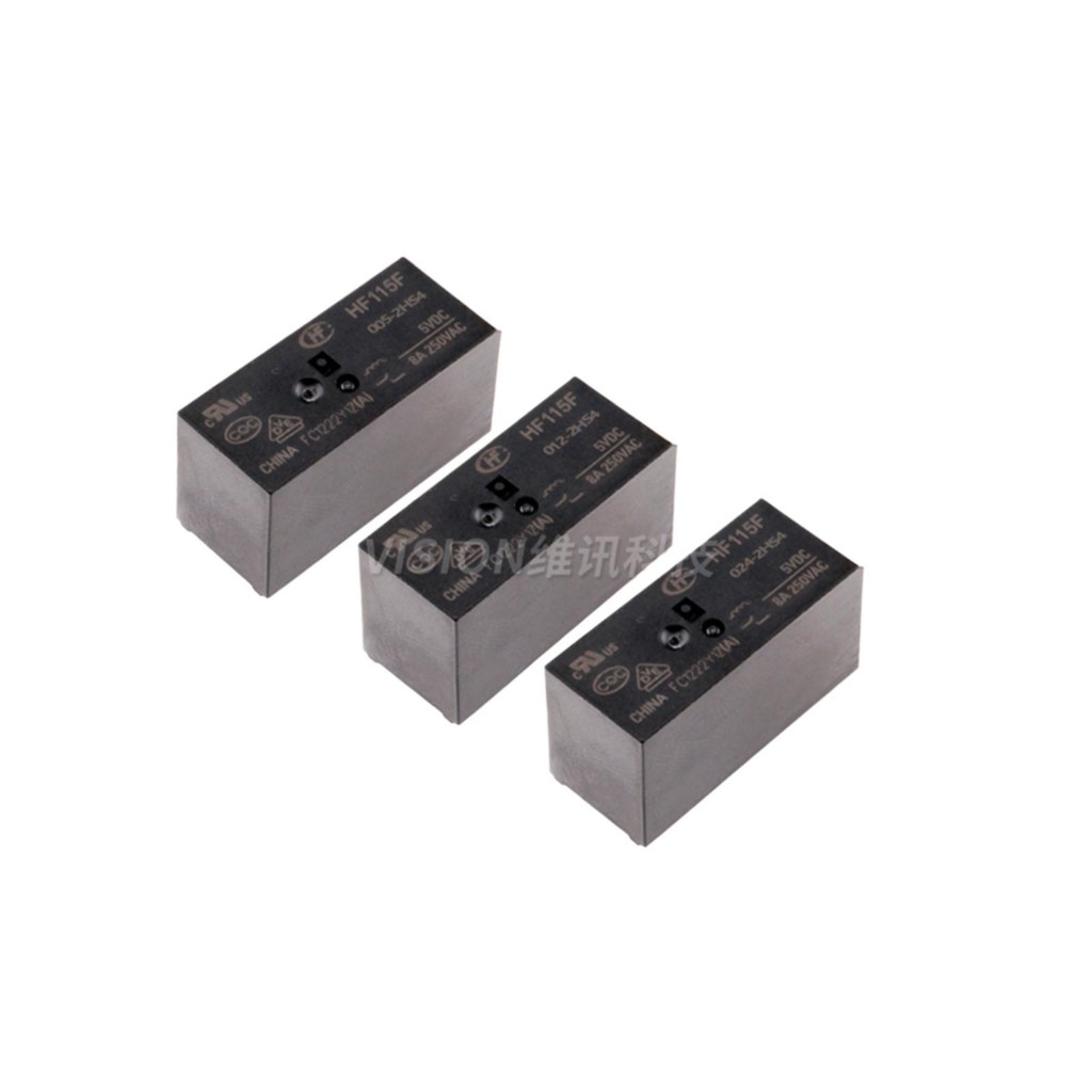 HF115F-/ 005/012/024/-2HS4 HF115F-012-2HS4 เครื่องกําเนิดไฟฟ้ามาโคร 6 Pin 8A