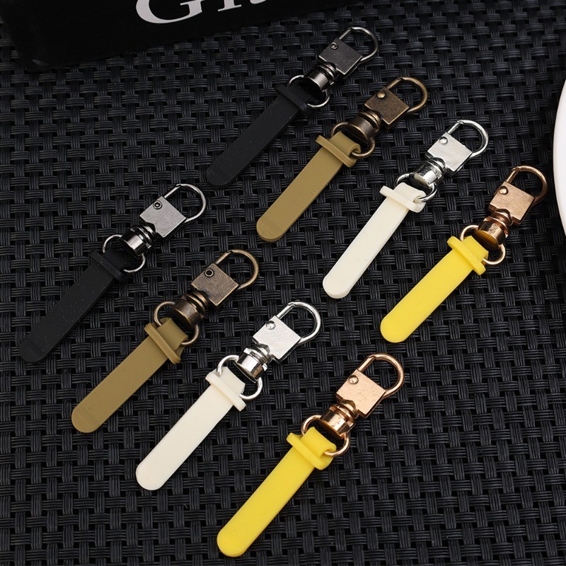 1/4 ชิ้นที่ถอดออกได้ซิปดึงเปลี่ยนซิป Puller Lever ล็อคสําหรับแจ็คเก็ตกระเป๋ากระเป๋าเดินทางโลหะหัวซิปซ่อม Ki