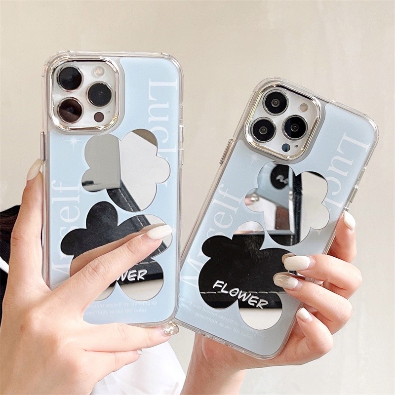 กระจกแต่งหน้านุ่มโปร่งใสกรณี Anti-Fall เคสโทรศัพท์สําหรับ iPhone 16 Promax 15 Promax 12 13 Mini 14plus 11 Pro Max X XS XR XS Max 7 8 plus Se2020
