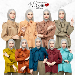 เสื้อคอบัวขอบระบาย แขนตุ๊กตา งานกระดุม มีสายผูกโบว์เพิ่มความ…