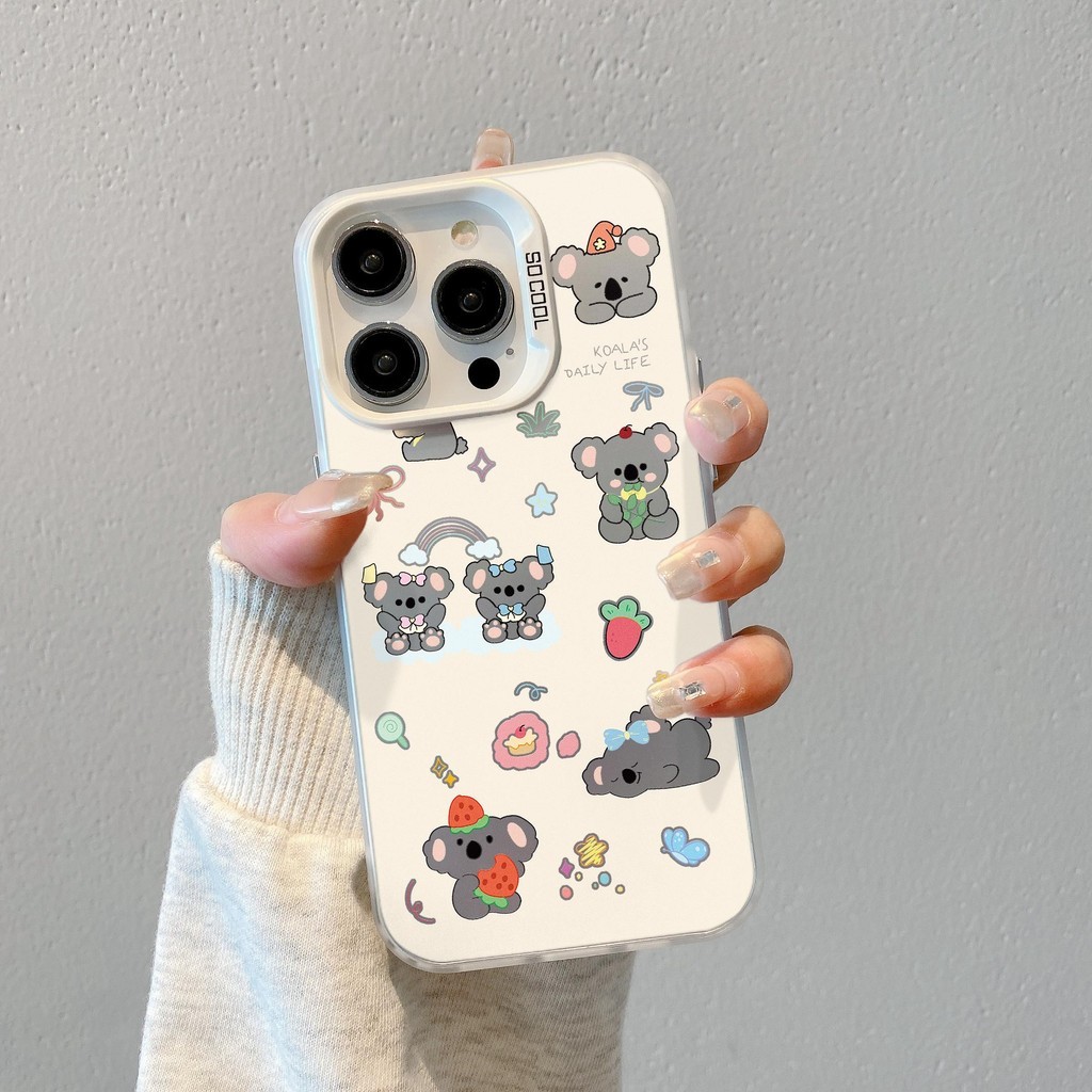 Koala สำหรับ Honor X9a X9b 100 90 80 70 60 50 Pro SE Magic 6 5 Pro Huawei ปลอก Mate 60 50 40 30 PLUS P70 60 50 40 30 nova 10 11 12 5 6 7ศิลปะกันกระแทก