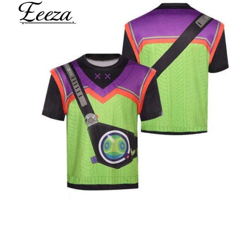 Eeeza Valorant Gekko คอสเพลย์ เสื้อยืดแขนสั้น สำหรับชาย เหมาะสำหรับฮาโลวีนและงานคาร์นิวัล