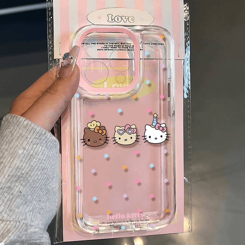 น่ารักจัง helloKitty Redmi 9A 13C 11 13 9 12 10A 10C 12C 9T 9C NFC A2 A19 12 8 11S 10 Pro POCO M3 การ์ตูน จุดคลื่น เคส - รูปที่ 7
