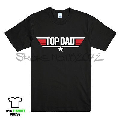 เสื้อยืดผู้ชาย สไตล์ Dad Topgun สำหรับของขวัญวันเกิด