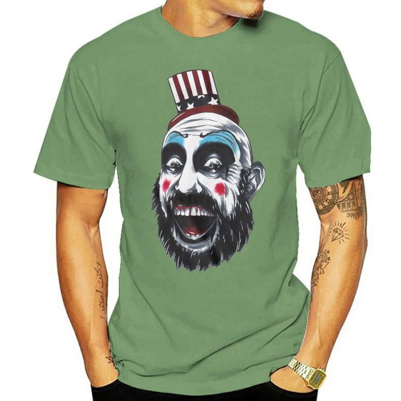 Captain Spulding TDR Cutter สีขาTSIZE S-3XL เสื้อยืดผ้าฝ้ายผู้ชายแขนสั้นO-คอ