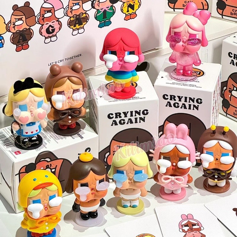 Kitimiao POPMART CRYBABY Crying Baby Tears Factory Series รูปกล่องตาบอดอินเทรนด์ของเล่นของขวัญ