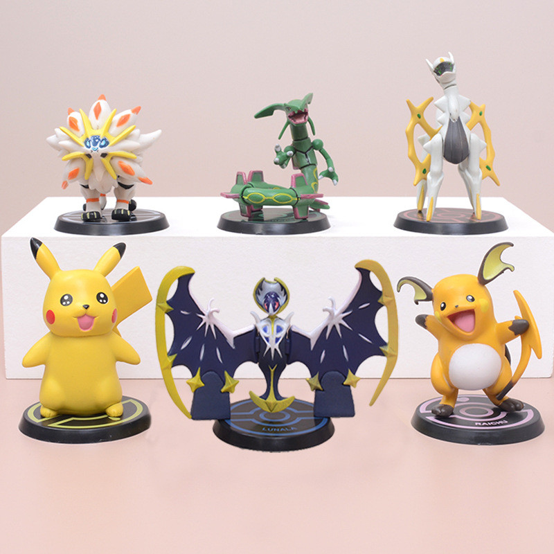 6 Pokemon Pokemon Arceus Create God Model รูปการ์ตูนตกแต่ง1khk