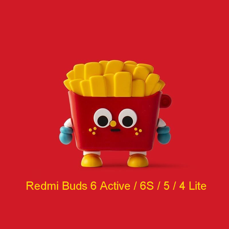 ฝาครอบป้องกันหูฟังสําหรับ Redmi Buds 6 Active / 6S / 5 / 4 Lite, เคสหูฟังซิลิโคนเหลว