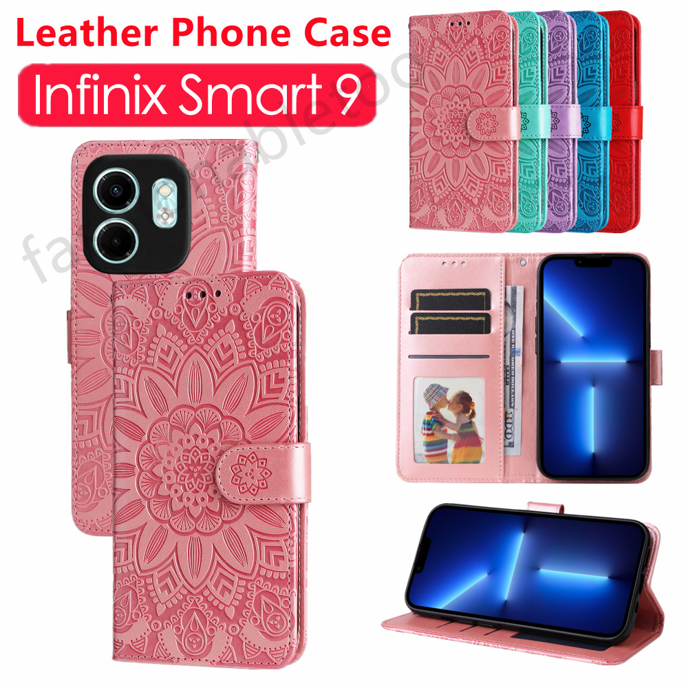Flip หนังสําหรับ infinix Smart 9 8 7 pro 9pro 8pro 8plus 8HD 7HD Smart9pro Smart8pro Smart8plus Smart8HD Magnetic Stand Holder ปลอกกันกระแทกปกหลัง