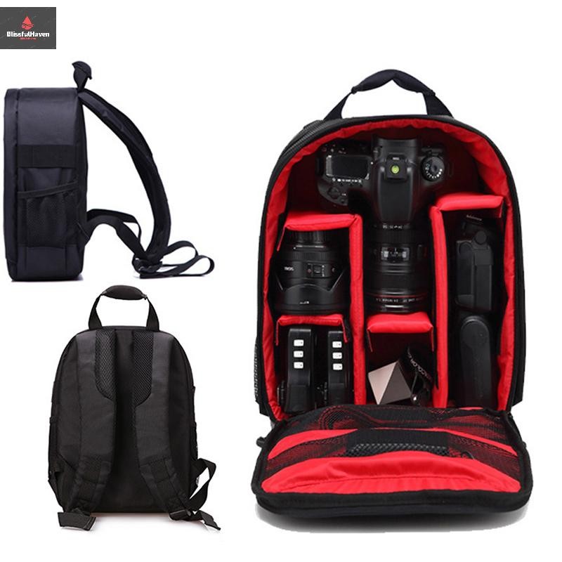 COD กระเป๋าใส่กล้อง SLR กันน้ํา กระเป๋าเป้สะพายหลัง Rucksack สําหรับใหม่