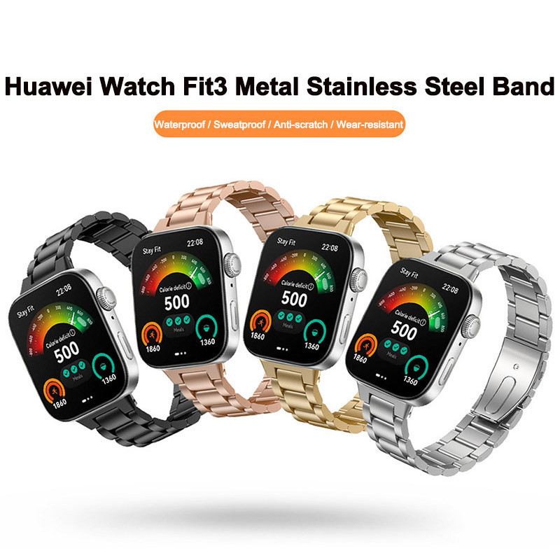 สาย Huawei Watch Fit 3 / Huawei Watch Fit 4 / Fit 4 Pro สายนาฬิกาข้อมือ สแตนเลส สำหรับ Smart Watch สมาร์ทวอทช์ รูปที่ 8