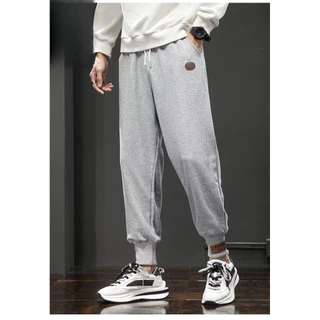 MANSTR M-5XL ผู้ชายฤดูหนาวขนซับขนแกะหนาซูเปอร์อบอุ่นกางเกงกลางแจ้ง กันลม หลวมสบายๆความร้อนกางเกงสีดําสีเทาขนาดบวก