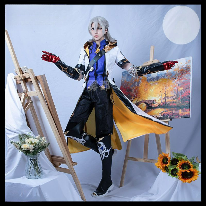♚-♚Genshin Impact Albedo Cosplay, anime, games, costumes
