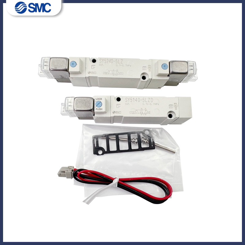 SMC โซลินอยด์วาล์ว SY3140-SY3240-SY3340-5LZD-5LZ-5L-5LZE-5G-5GZ-5GD-5MOZ-5MOZD-4LZD-6LZD
