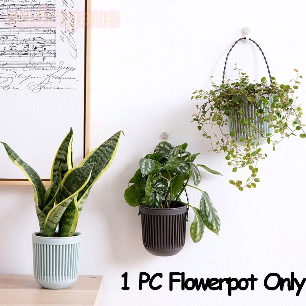 Andin 1 PC แขวนกระถางดอกไม้เดสก์ท็อปเครื่องประดับ Planter ตกแต่งบ้าน Double-layer
