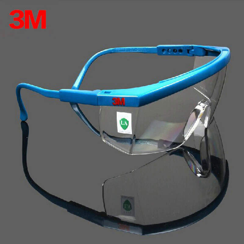 3M 1711AF Safety Glasses Goggles Anti-wind Anti sand Anti Fog Anti Dust Resistant Transparent Glasse