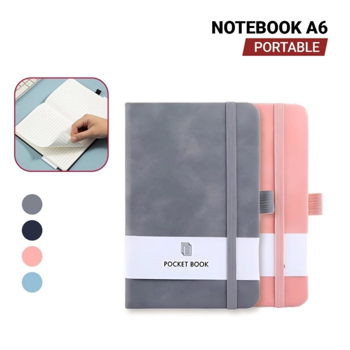 PocketBook Notebook Notepad A6 A 6 Mini Portable Notebook Journal Agenda Planer Blinder Diary Aesthe
