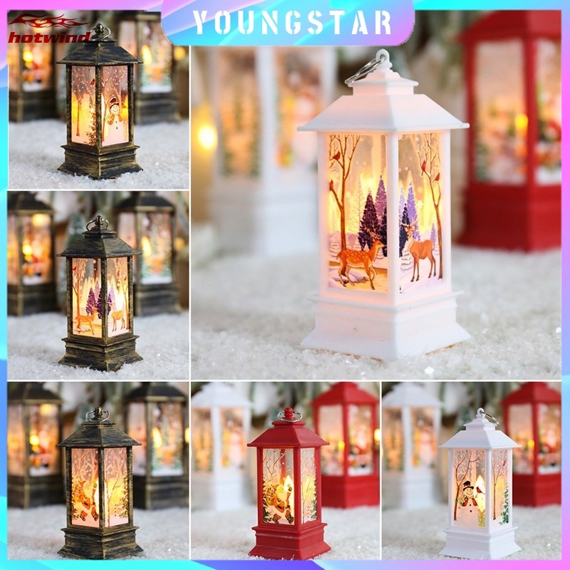 Fyg โคมไฟคริสต์มาส Merry Christmas ตกแต่งเครื่องประดับต้นคริสต์มาส Light