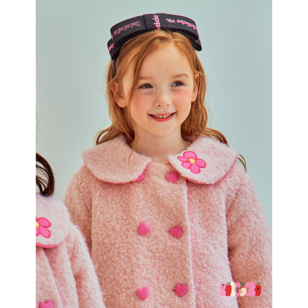 IRIS KIDS 24Winter IKJ2415 little girl be happy fur jacket เสื้อผ้าเด็ก เสื้อกันหนาว ใส่ได้-10องศา สไตล์เกาหลี ผ้านิ่ม