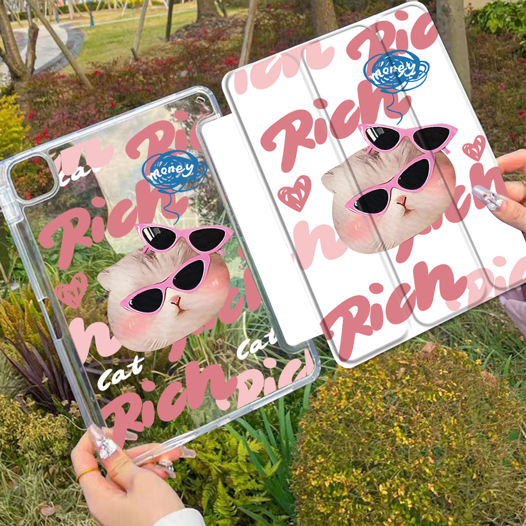 เคสสำหรับไอแพด มีที่ใส่ปากกา ใช้กับ gen10 gen5/gen6 gen7/gen/8/gen9 Air4/air5/6 13 1 2 3 pro11 12.9 13 11-24 10.5 mini6