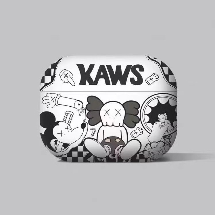 MANGO กรณีปลอกสําหรับ AirPods 1 2 3 4 Pro 3 2 กรณีปลอก Gen 2 3 4 2nd 3rd 4th Gen2 Gen3 Gen4 Matte TPU กรณีน่ารักการ์ตูนอะนิเมะบิสกิตสีขาว Clown ยิ้มเด็ก - รูปที่ 3