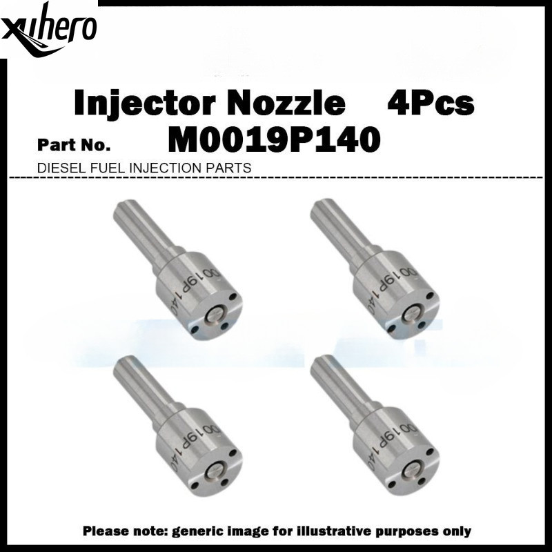 เคล็ดลับหัวฉีดหัวฉีดหัวฉีดดีเซล 4 ชิ้น M0019P140 A2C5343538980 สําหรับ Ford Transit Ranger Everest M