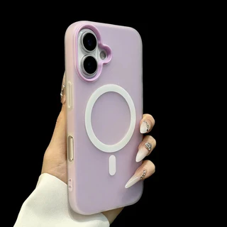 Luxury Candy Matte สําหรับ สําหรับ iPhone 17 Air 16 15 14 13 Pro Max 17Pro Clear 2 IN 1 ฝาครอบ